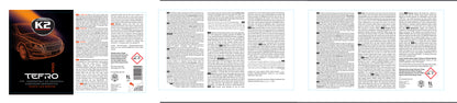 K2 TEFRO PRO 1L – TFR Előmosó Koncentrátum Útiszennyeződésekhez