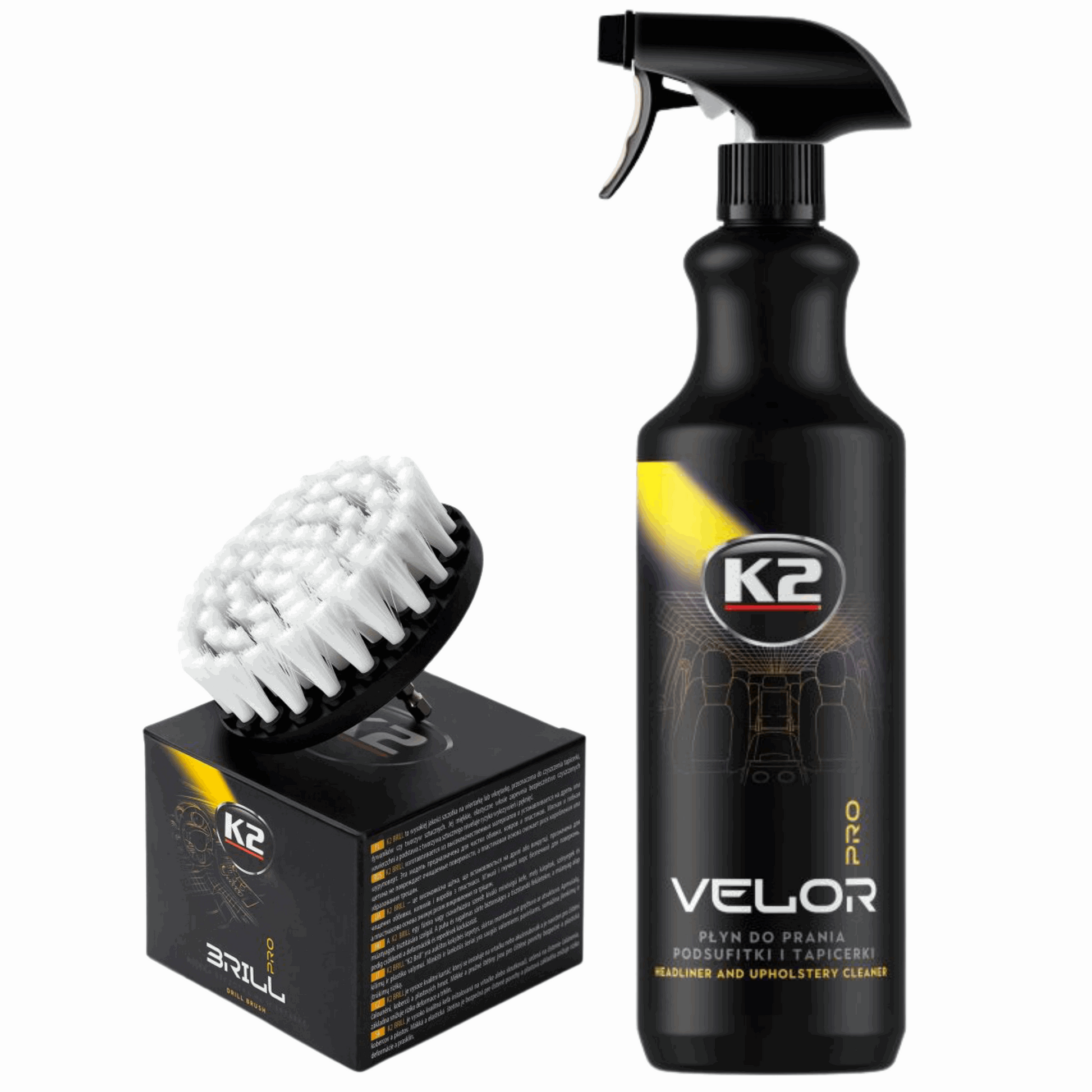 VELOR Pro 1000ML + BRILL Pro Kefe Kárpittisztító Csomag Darab ár 5489Ft