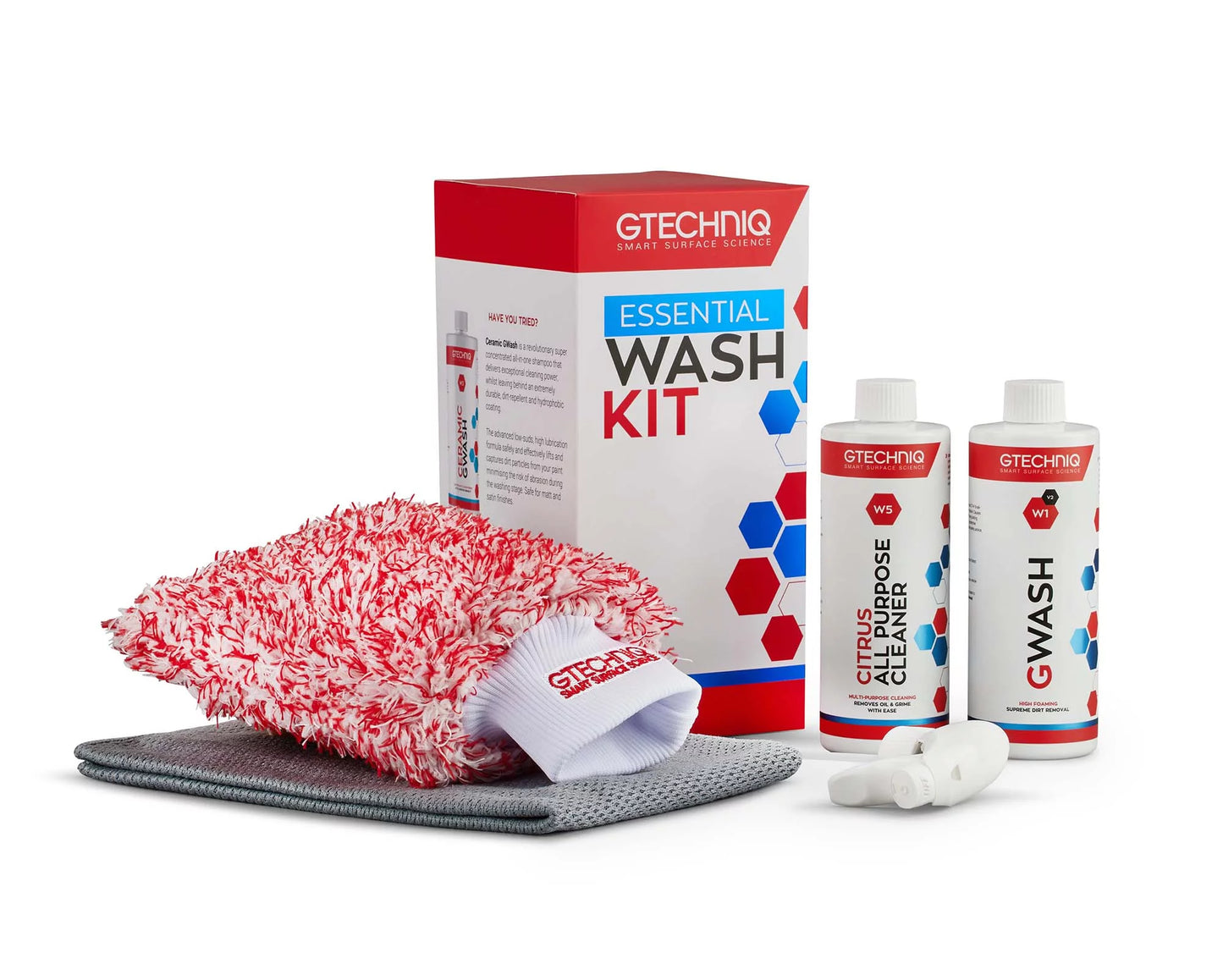 GTECHNIQ Essential Mosószett G-Wash,W5,WM2,MF4