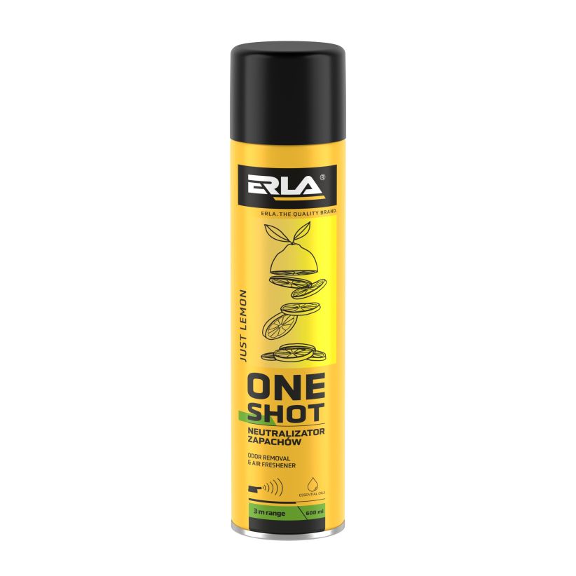 ERLA ONE SHOT 600ml - Szagsemlegesítő és légfrissítő Több illatban