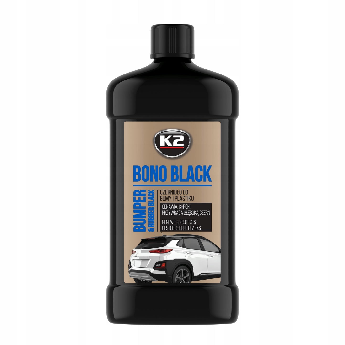 K2 BONOBLACK 500ml Külső Műanyag,gumi ápoló és sötétítő paszta