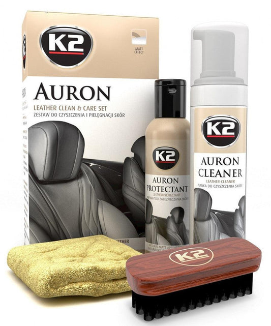 K2 AURON bőrtisztító és ápoló szett - Targo Auto