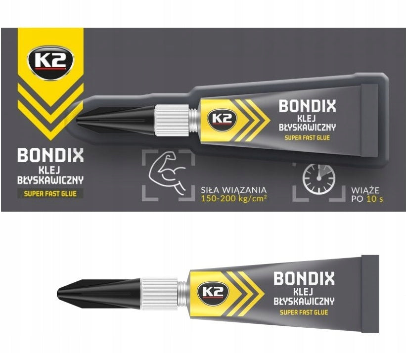 K2 BONDIX SUPERFAST 3g pillanatragasztó