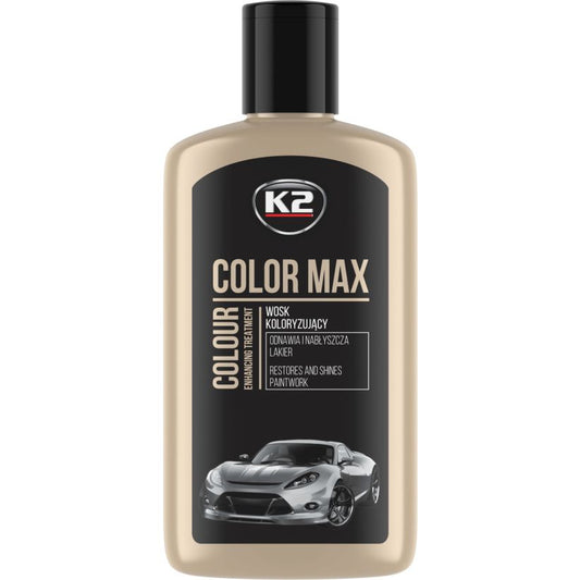 K2 COLOR MAX 250ml - fekete polír-wax