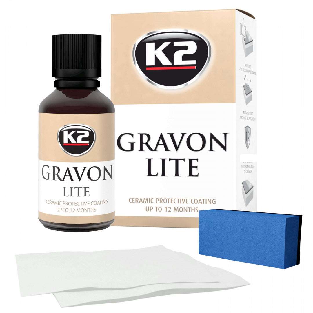 K2 GRAVON LITE 50ml kerámiabevonat Applikátorral Szett