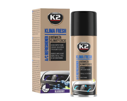 K2 KLIMA FRESH 150ml ÁFONYA klímatisztító spray - Targo Auto