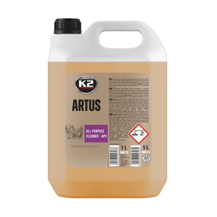 K2PRO ARTUS 5L műanyagtisztító - Targo Auto