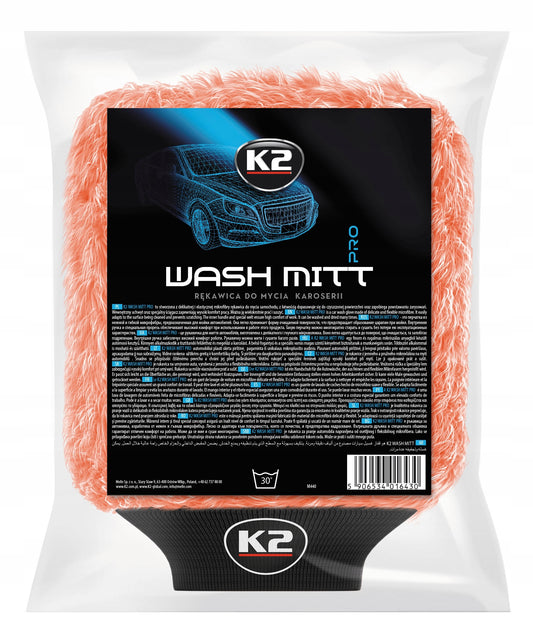 K2 PRO WASH MITT Mikroszálas Autómosó Kesztyű