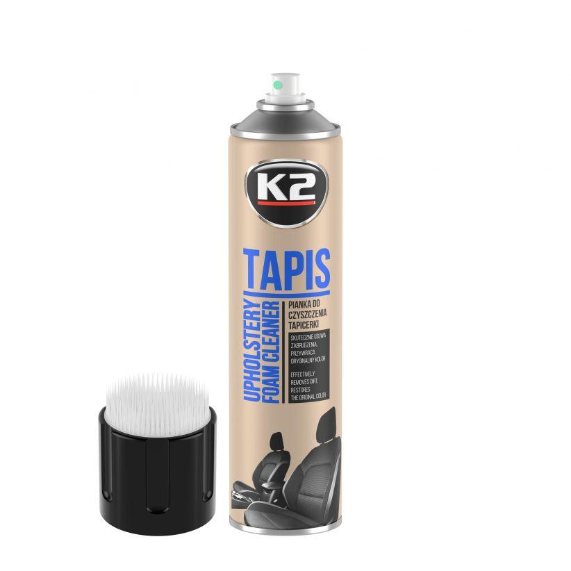 K2 TAPIS BRUSH 600ml kárpittisztító hab kefével - Targo Auto