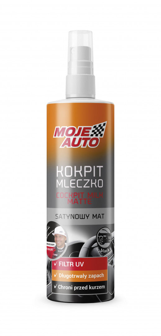 MOJE AUTO MŰSZERFAL ÁPOLÓ MATT 300ML BLACK - Targo Auto