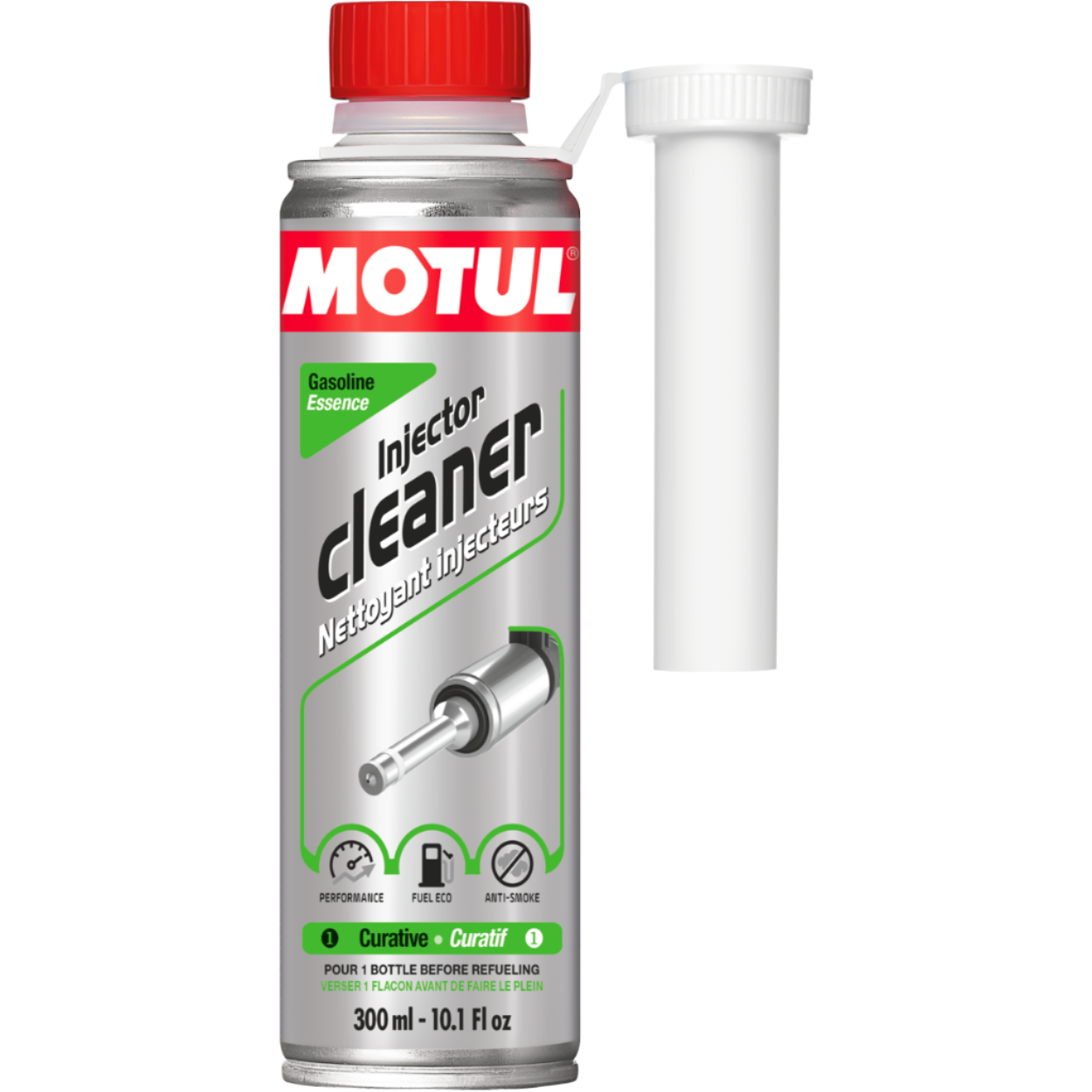 MOTUL INJECTOR CLEANER Gasoline Injektor Benzin befecskendező rendszer tisztító 300ml