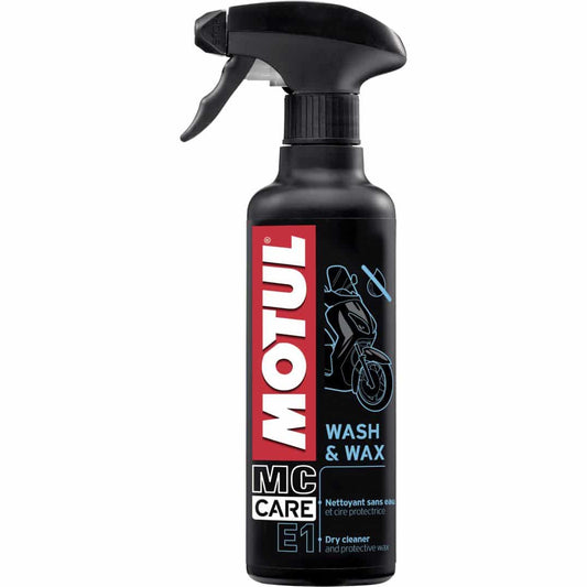 MOTUL MC Care E1 WASH & WAX Száraz Tisztító és Fényező Viasz 400ml