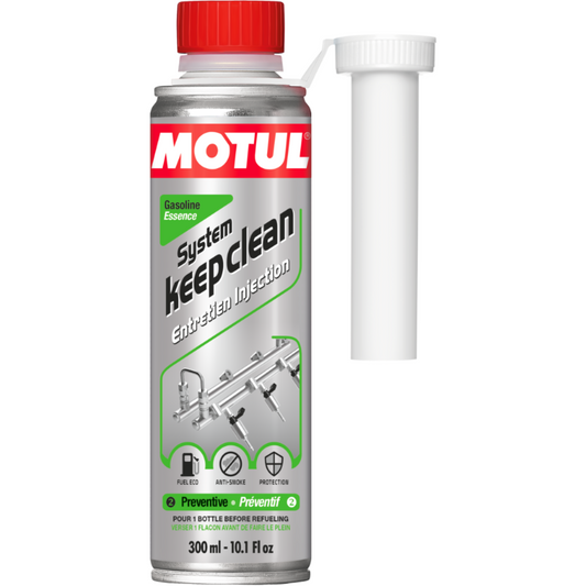 MOTUL SYSTEM KEEP CLEAN Gasoline Megelőző Tisztítóadalék Benzin Motorokhoz