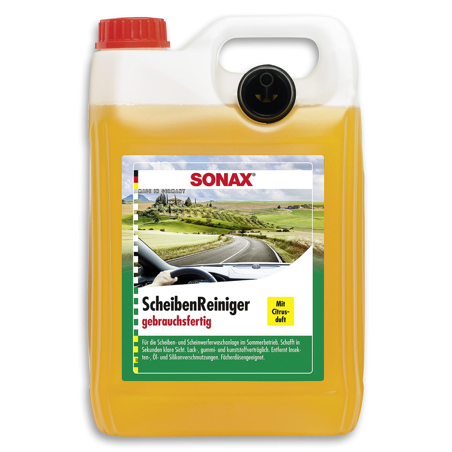 SONAX Nyári szélvédőmosó folyadék kész Citrus Illat 5L