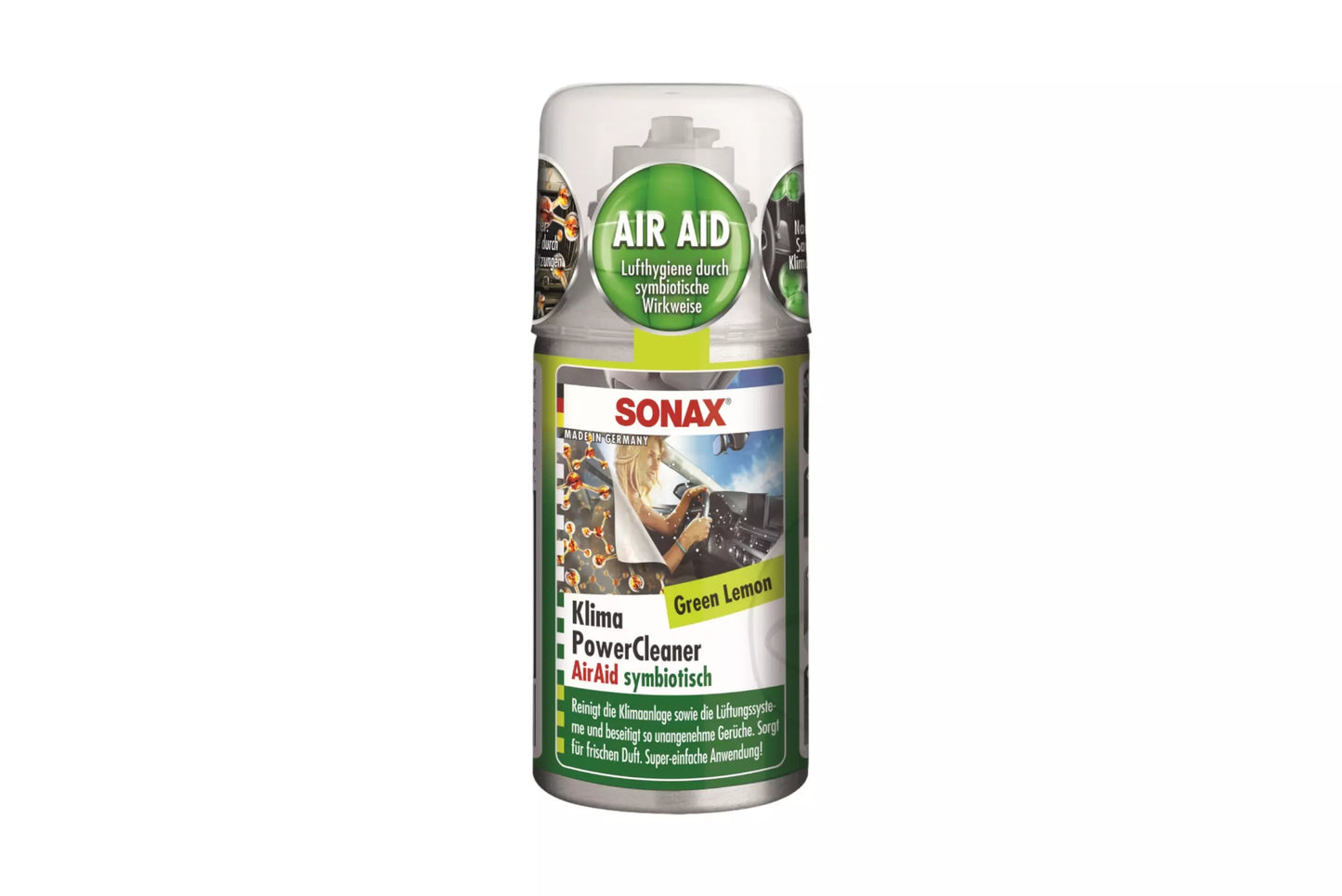 Sonax Klímatisztító spray GREEN LEMON AIR AID 100ml