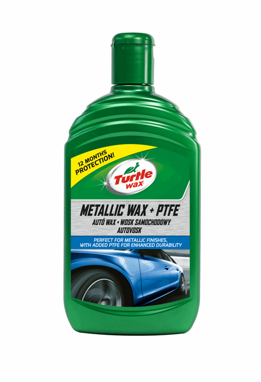 Turtle Wax Metallic Car Wax + PTFE, polírozó paszta, 500ml