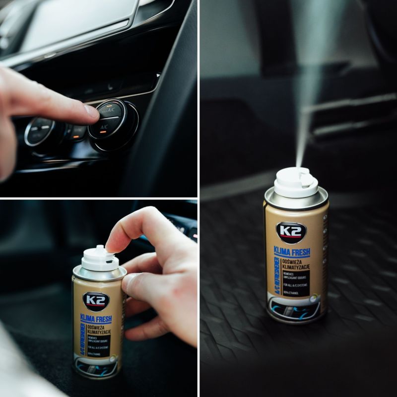 K2 KLIMA FRESH 150ml CITROM klímatisztító spray klímabomba - Targo Auto