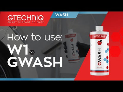 GTECHNIQ W1 G-Wash Mélytisztító Sampon (1:1000) Higítás 250-5000ml