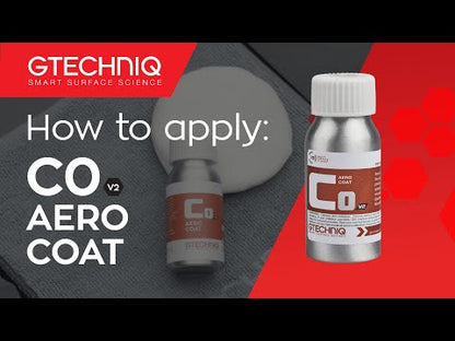 GTECHNIQ C0 Aero Coat Bevonat Aerodinamika Felületi Légellenállás Csökkentő Kerámia Bevonat 30-50ml