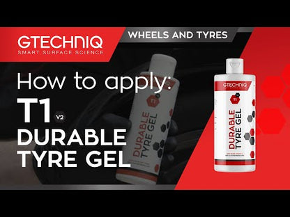 GTECHNIQ T1 Tyre Gel Tartós Gumi és Külső Műanyagápoló 250-1000ml