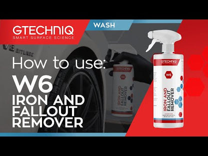 GTECHNIQ W6 Iron&Fallout Remover Felnitisztító és Röprozsdaoldó 250-5000ml